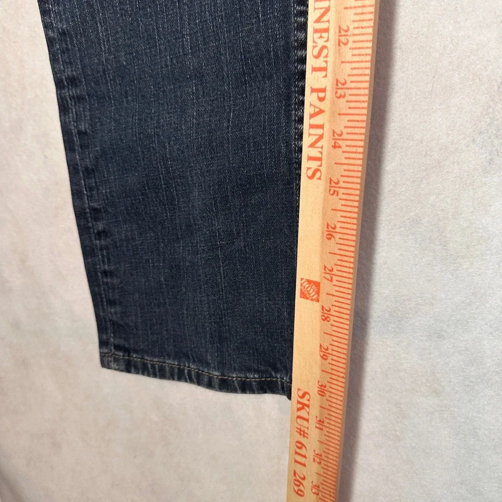 Levi's Jeans Mens 34x32 511 Slim Dark Wash Good Distressed Denim Pants